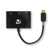 HUB NEDIS CCGB64765AT02 USB 3.2 Gen 1  USB-C™ Maschio  USB-A Femmina / USB-C™ Femmina / Uscita HDMI ™  5 Gbps  0.15 m
